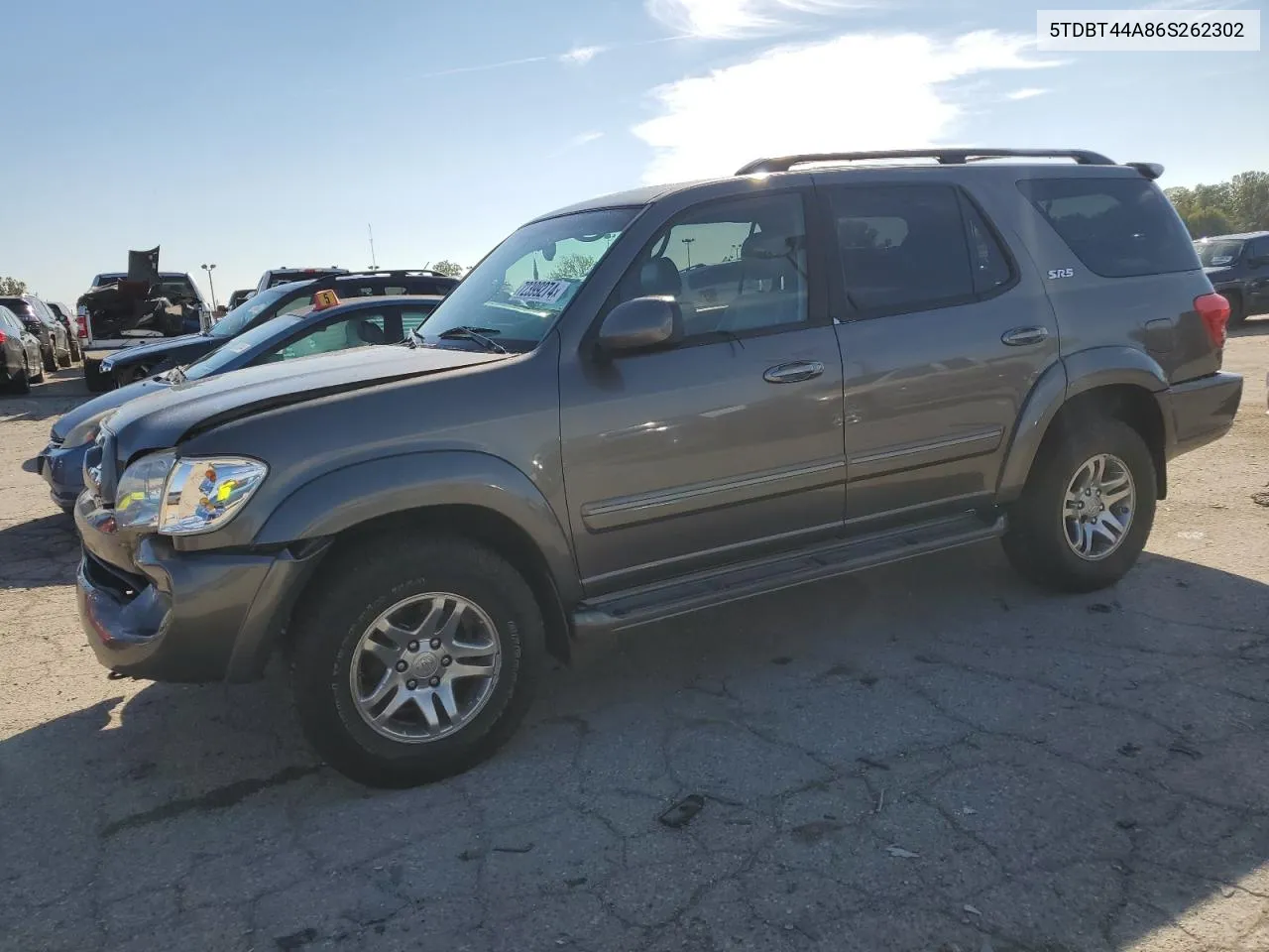 2006 Toyota Sequoia Sr5 VIN: 5TDBT44A86S262302 Lot: 72399274