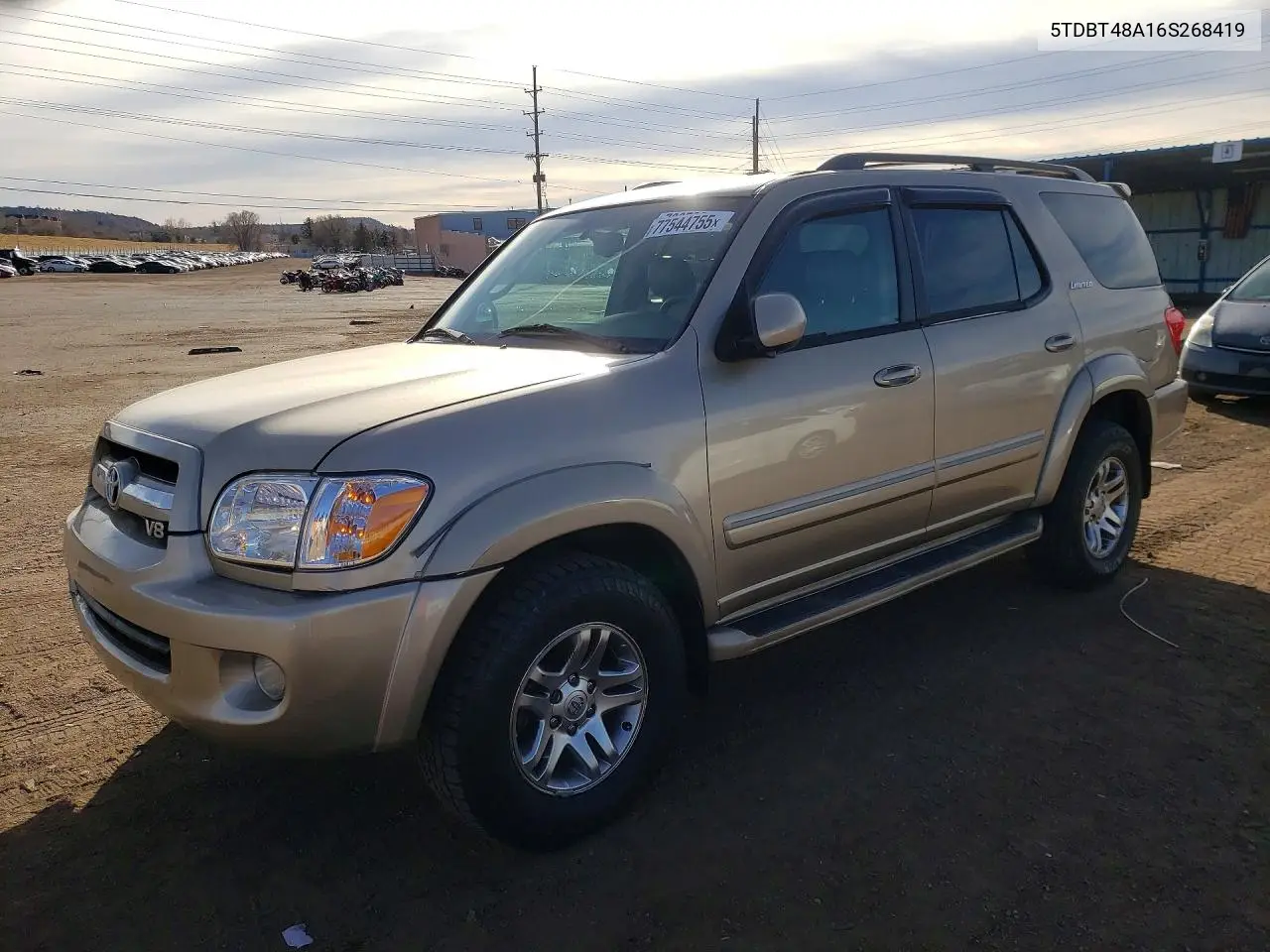 5TDBT48A16S268419 2006 Toyota Sequoia Limited