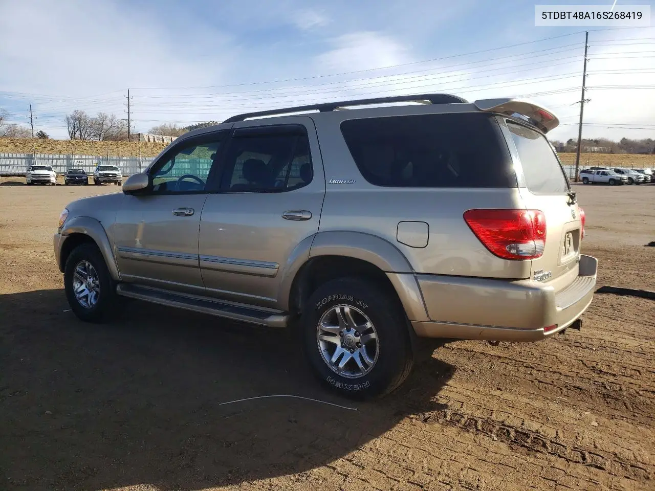 5TDBT48A16S268419 2006 Toyota Sequoia Limited