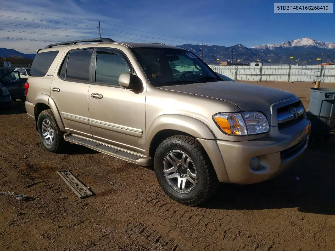 5TDBT48A16S268419 2006 Toyota Sequoia Limited