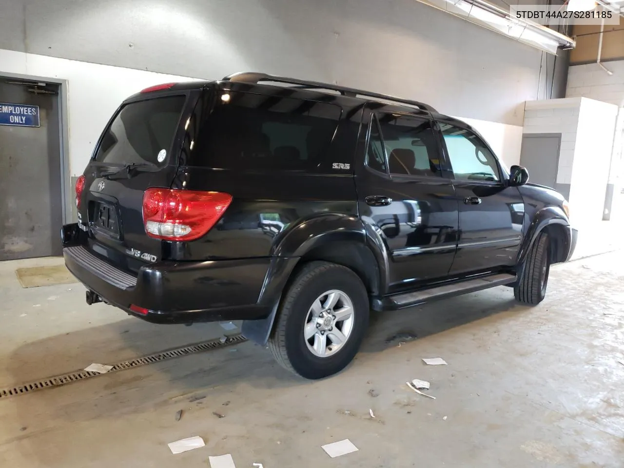 2007 Toyota Sequoia Sr5 VIN: 5TDBT44A27S281185 Lot: 57871514