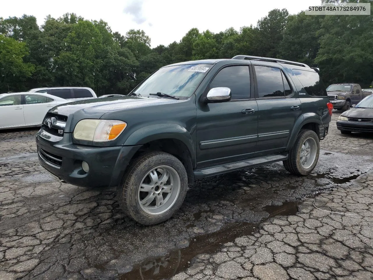 2007 Toyota Sequoia Limited VIN: 5TDBT48A17S284976 Lot: 63079594