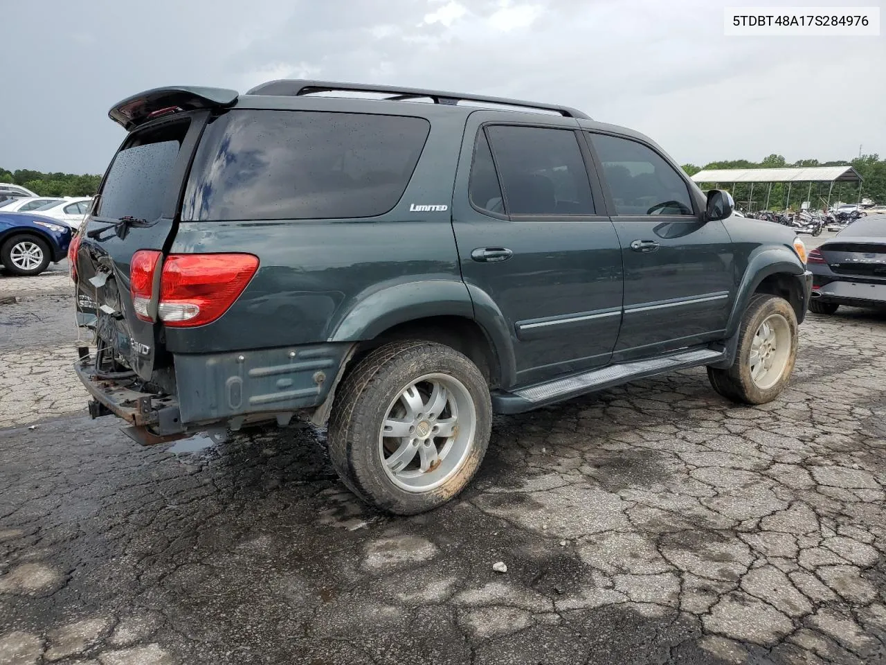 2007 Toyota Sequoia Limited VIN: 5TDBT48A17S284976 Lot: 63079594