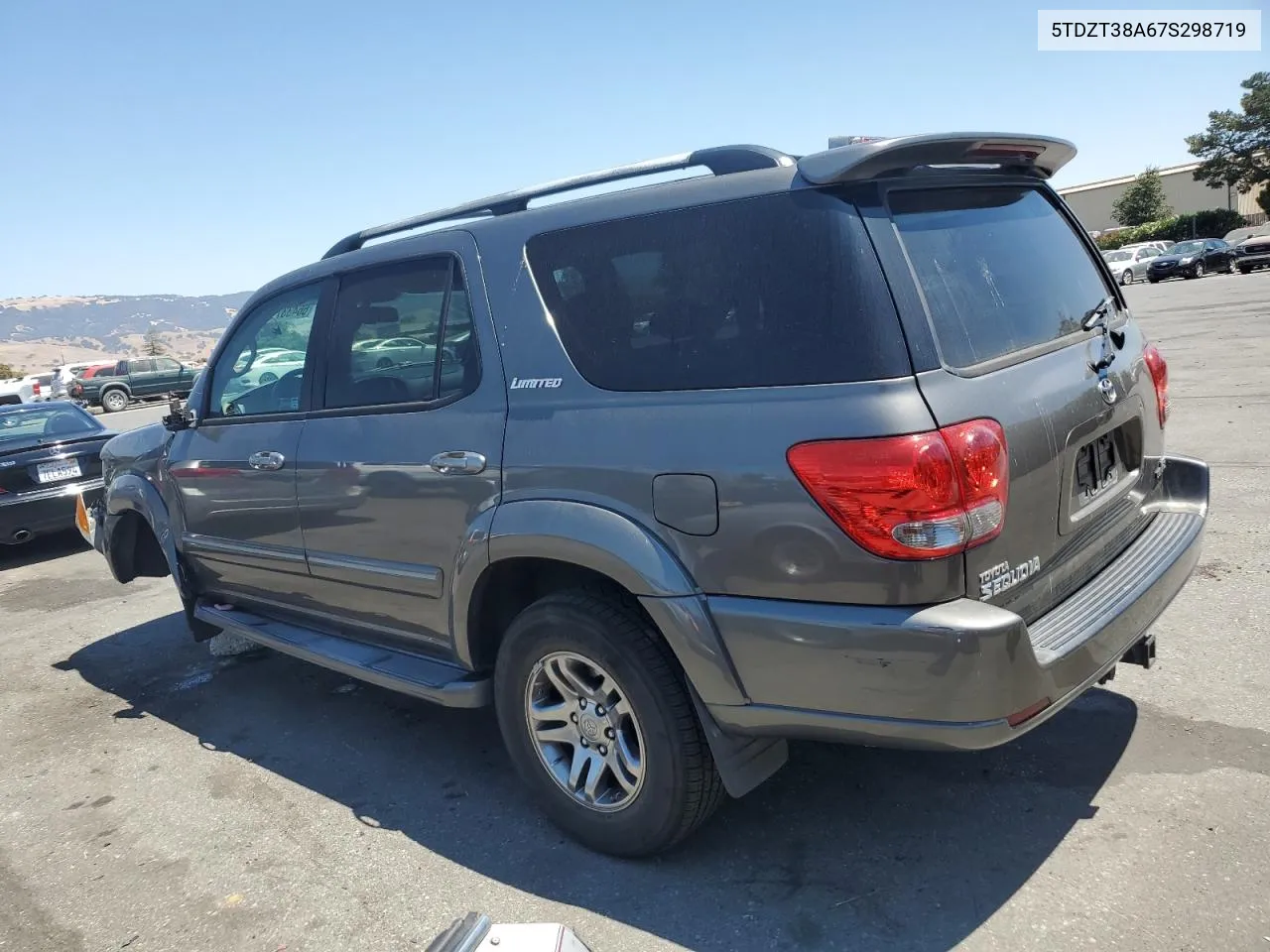 2007 Toyota Sequoia Limited VIN: 5TDZT38A67S298719 Lot: 66433714