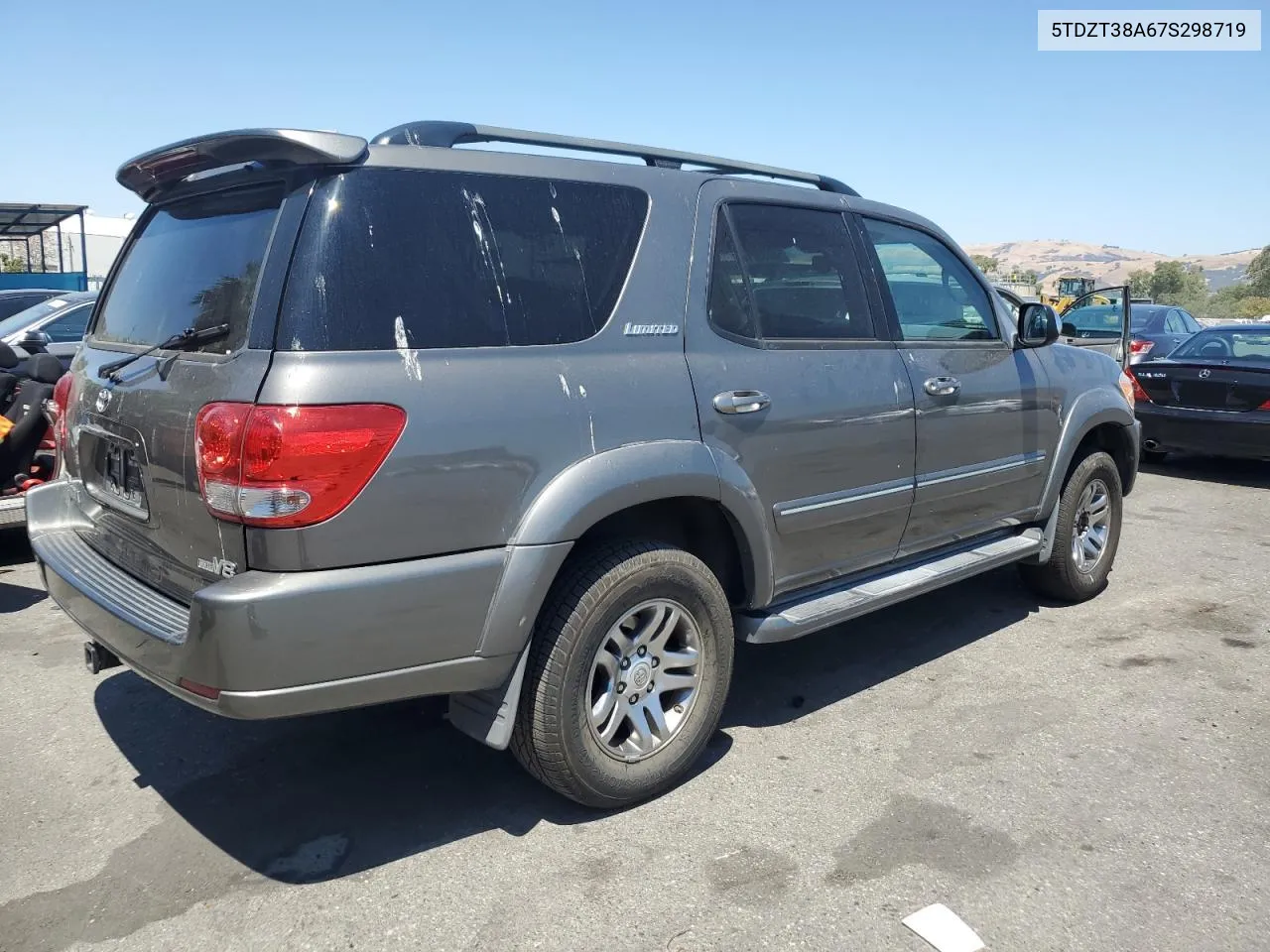 2007 Toyota Sequoia Limited VIN: 5TDZT38A67S298719 Lot: 66433714