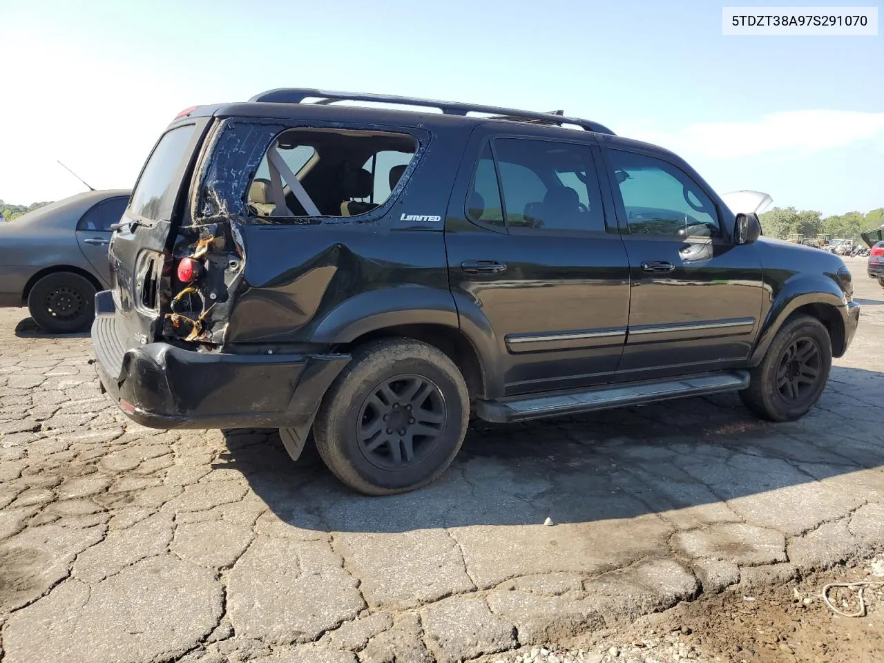 2007 Toyota Sequoia Limited VIN: 5TDZT38A97S291070 Lot: 69814954