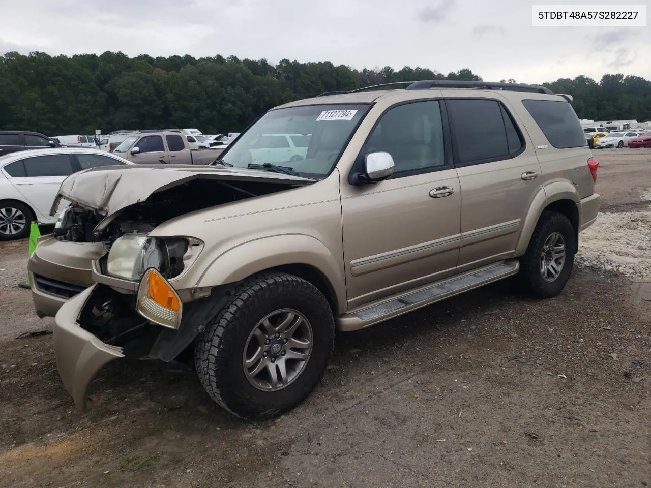 2007 Toyota Sequoia Limited VIN: 5TDBT48A57S282227 Lot: 71127794