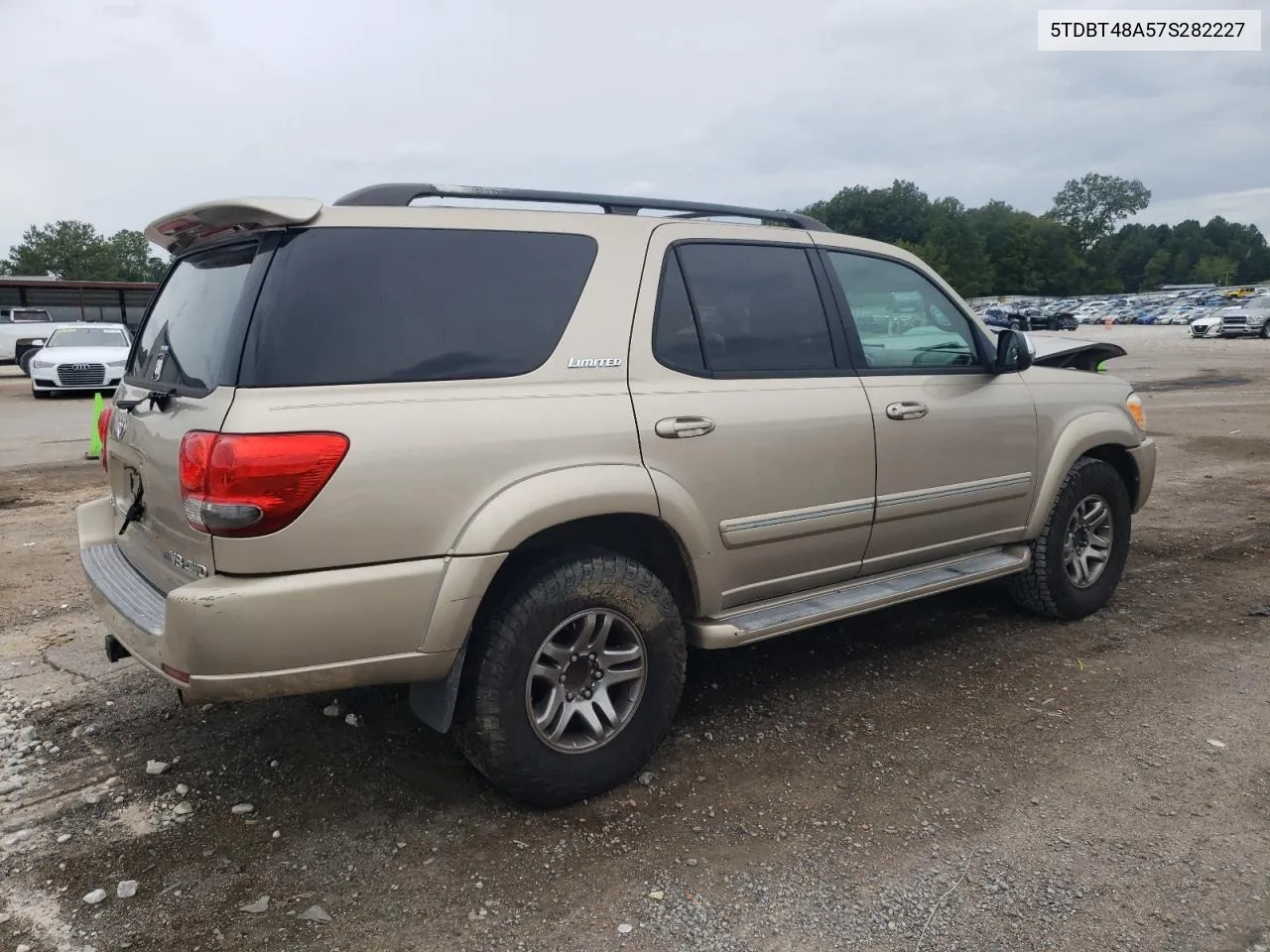 2007 Toyota Sequoia Limited VIN: 5TDBT48A57S282227 Lot: 71127794