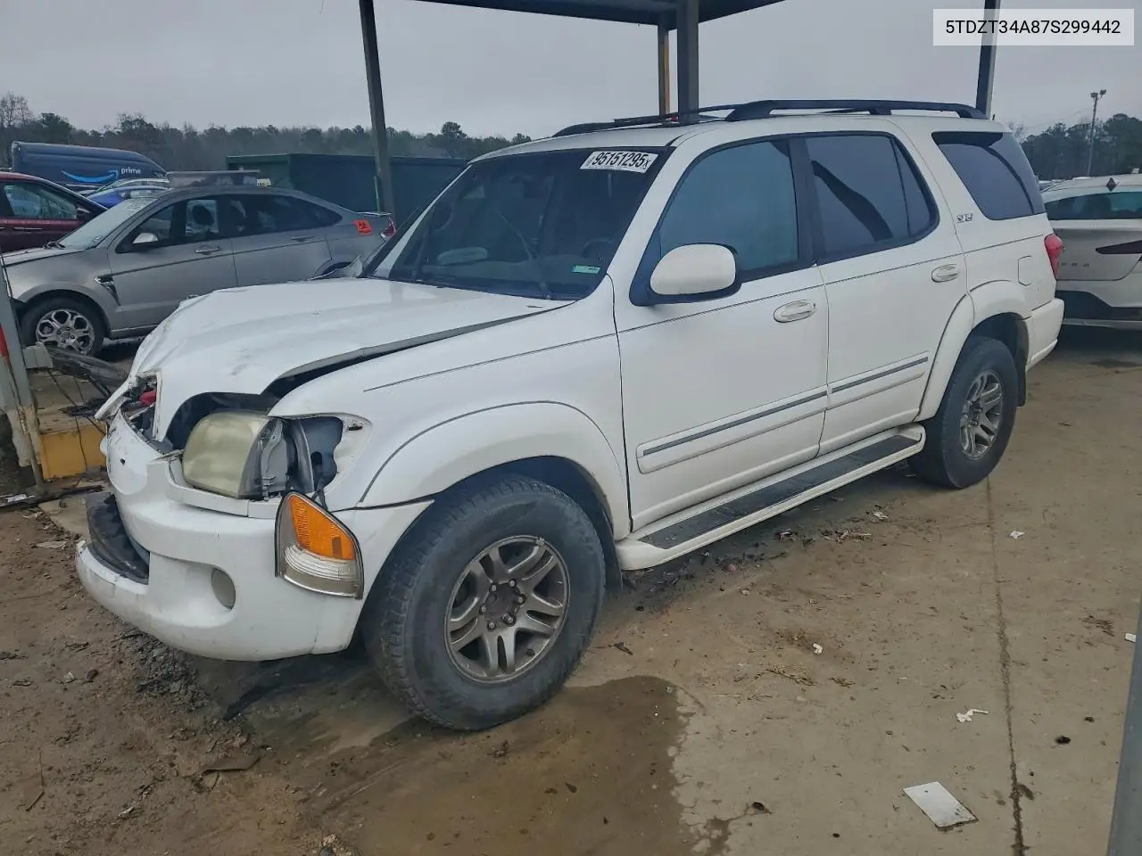 5TDZT34A87S299442 2007 Toyota Sequoia Sr5