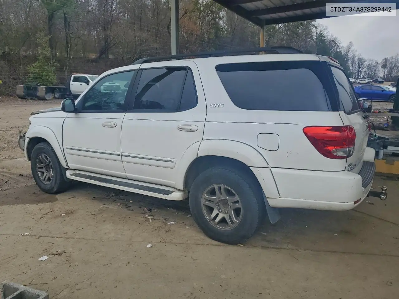 5TDZT34A87S299442 2007 Toyota Sequoia Sr5