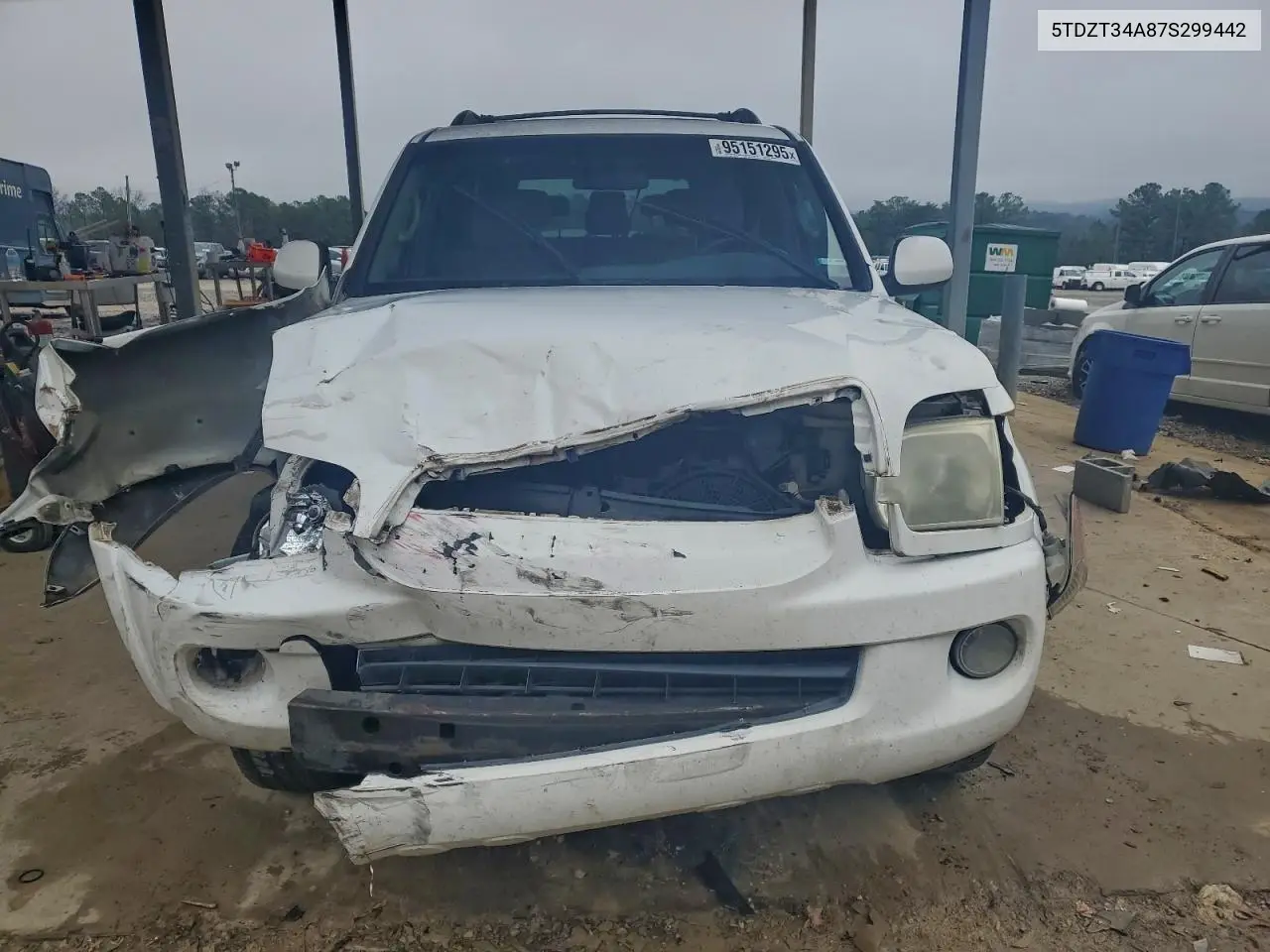 5TDZT34A87S299442 2007 Toyota Sequoia Sr5