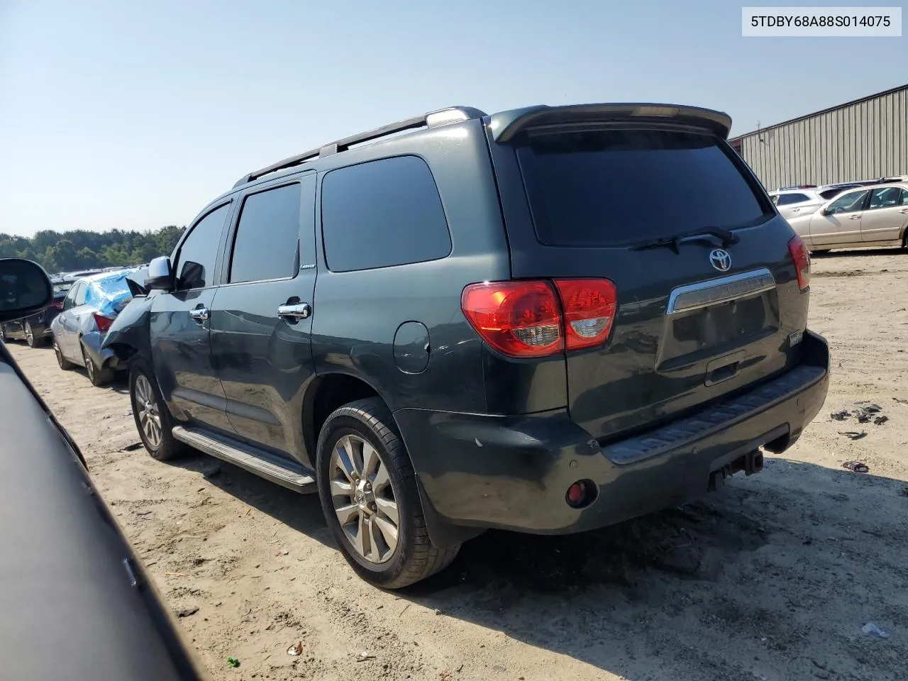 2008 Toyota Sequoia Limited VIN: 5TDBY68A88S014075 Lot: 62247444