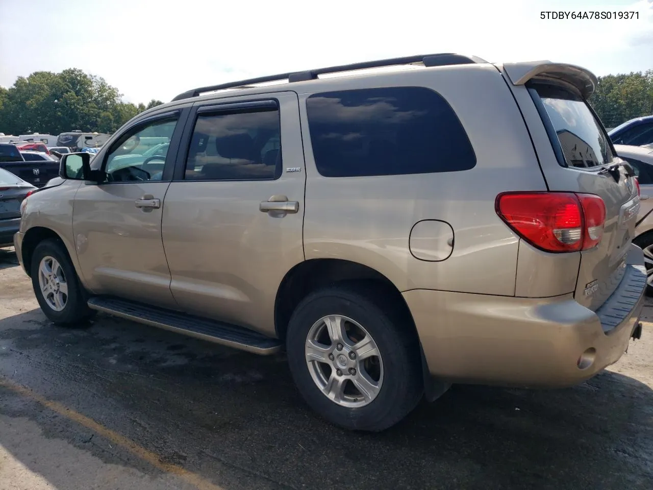 5TDBY64A78S019371 2008 Toyota Sequoia Sr5