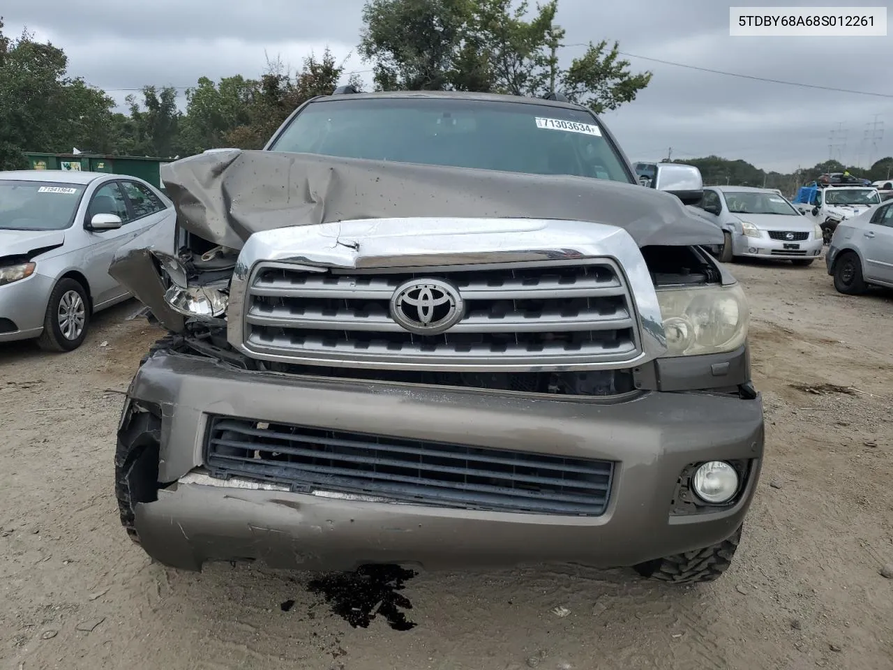 5TDBY68A68S012261 2008 Toyota Sequoia Limited