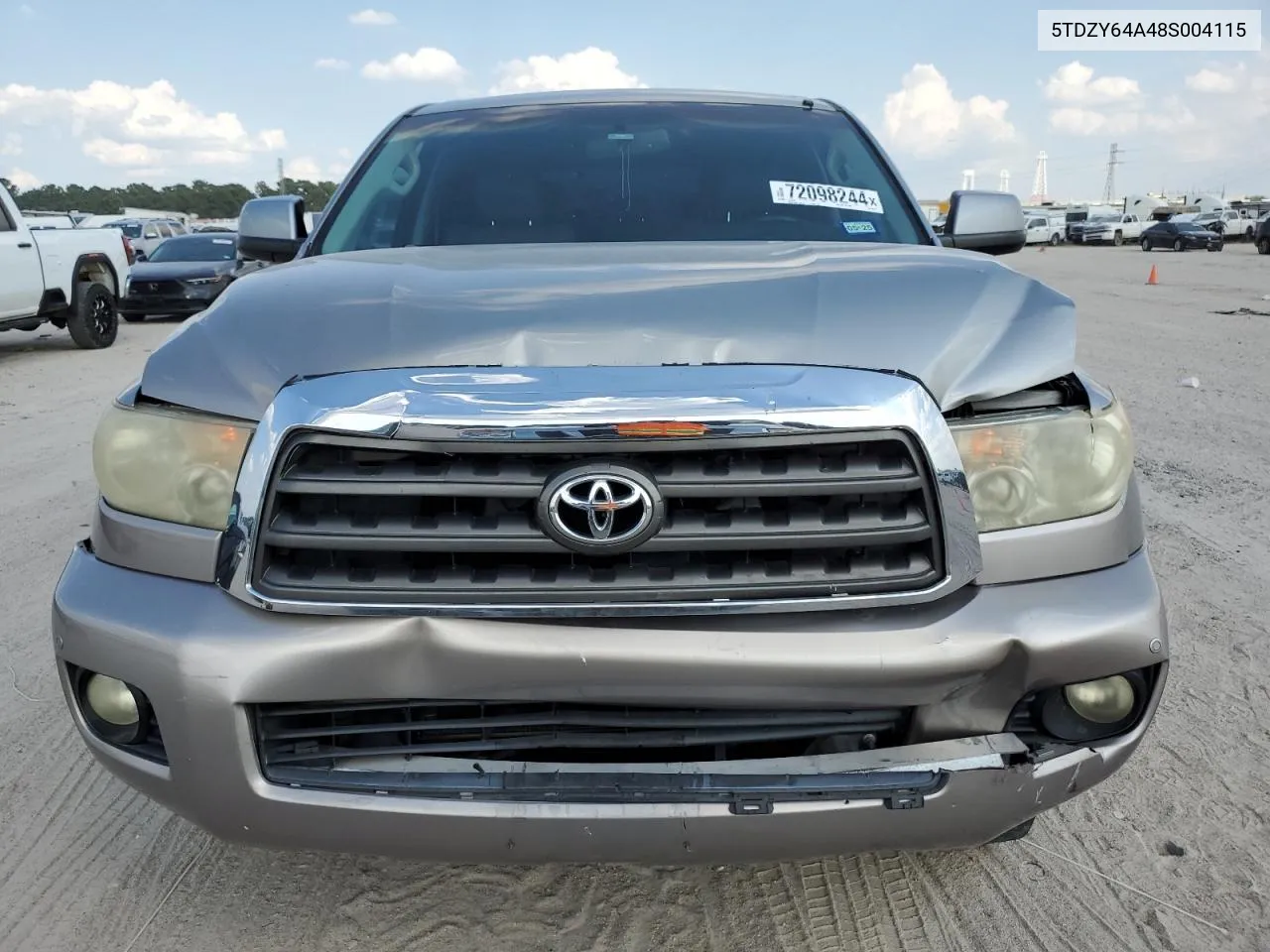 2008 Toyota Sequoia Sr5 VIN: 5TDZY64A48S004115 Lot: 72098244