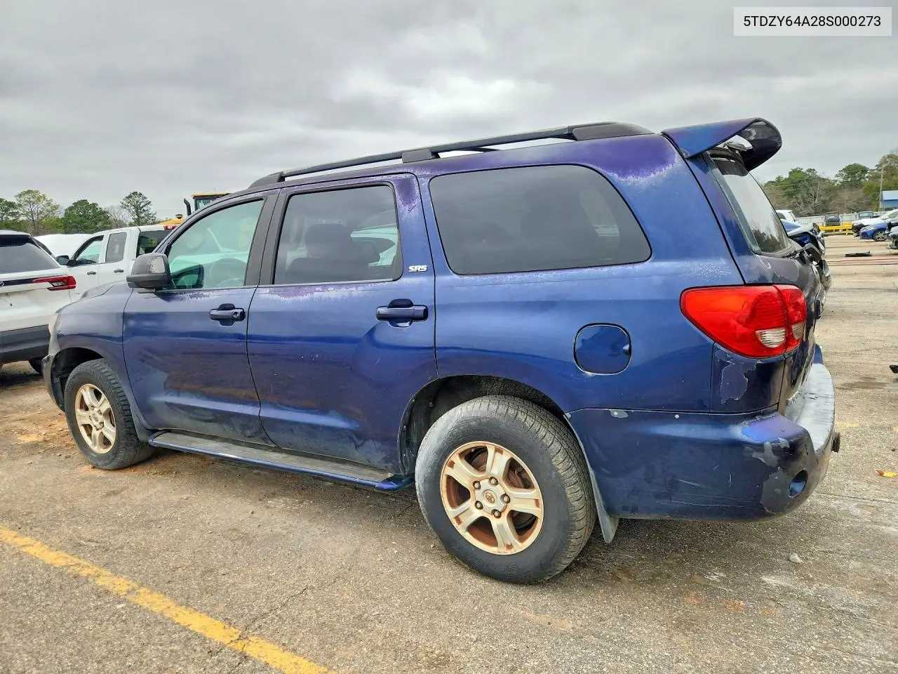 5TDZY64A28S000273 2008 Toyota Sequoia Sr5