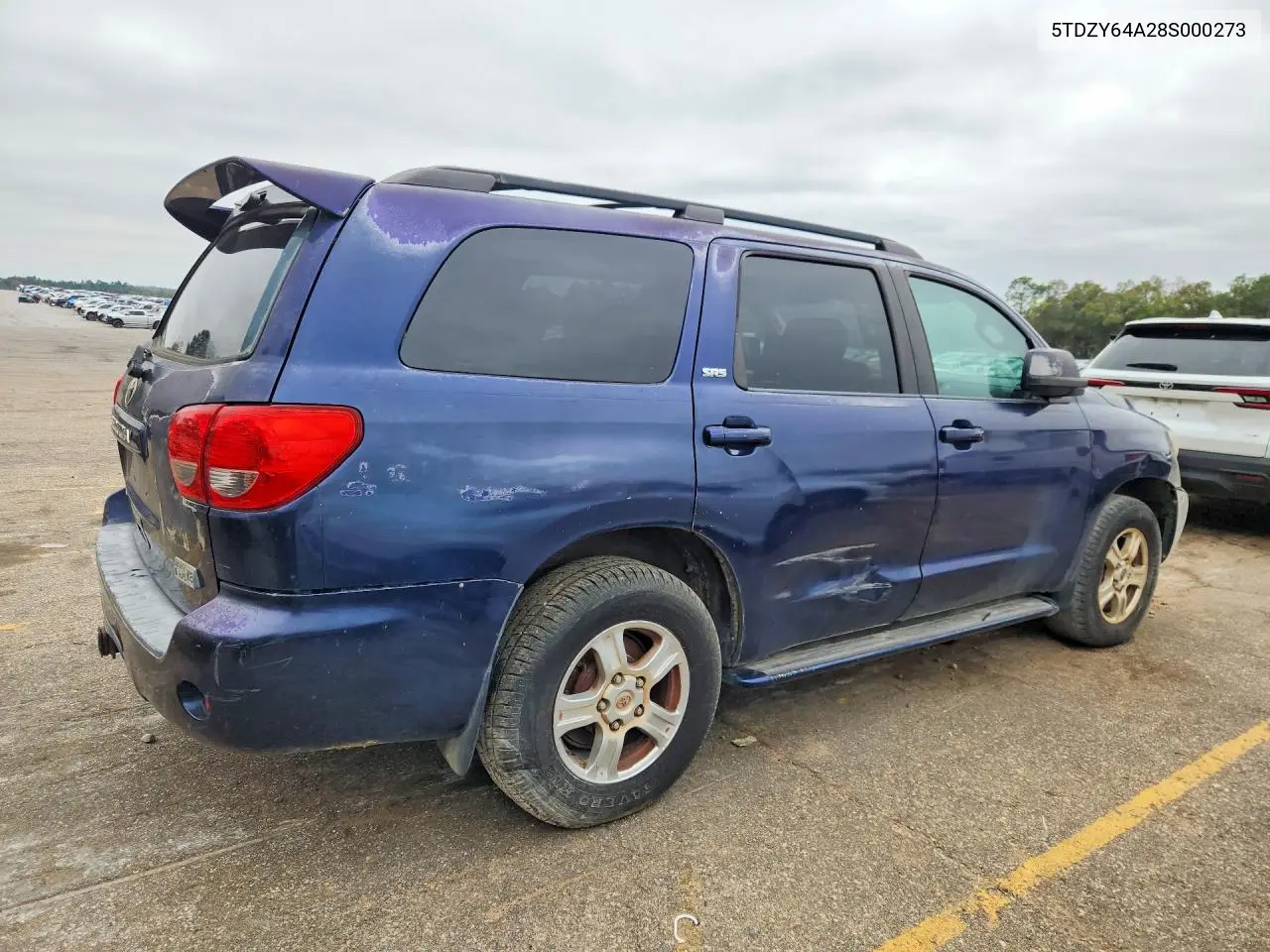 5TDZY64A28S000273 2008 Toyota Sequoia Sr5