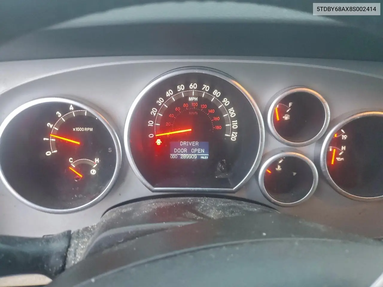 5TDBY68AX8S002414 2008 Toyota Sequoia Limited