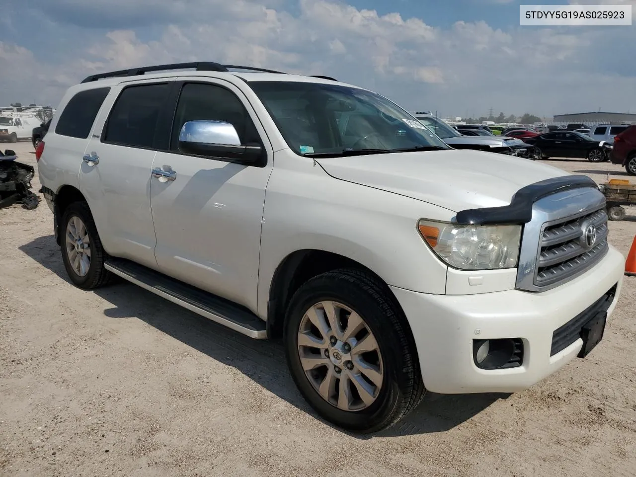 2010 Toyota Sequoia Platinum VIN: 5TDYY5G19AS025923 Lot: 58679664