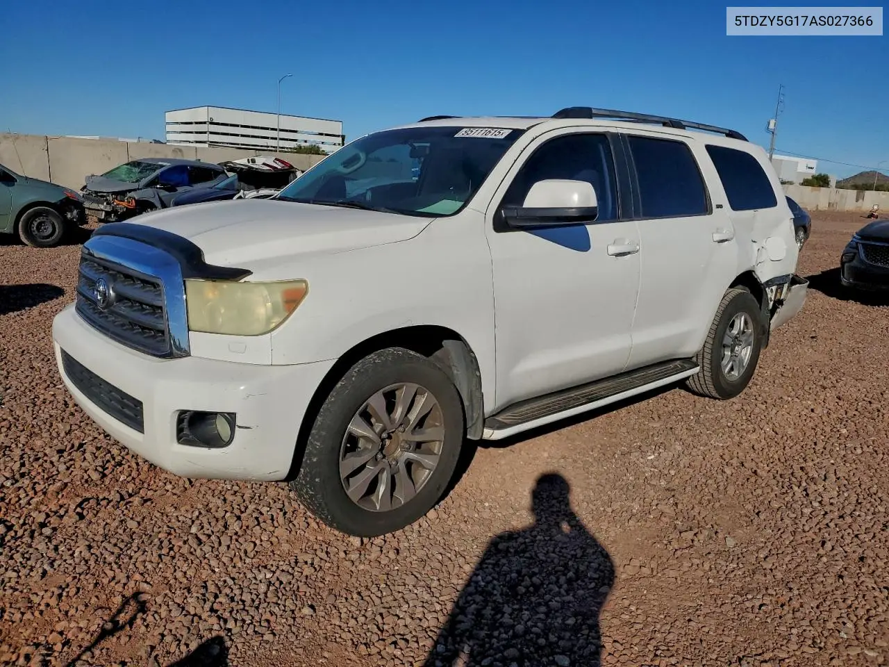 5TDZY5G17AS027366 2010 Toyota Sequoia Sr5