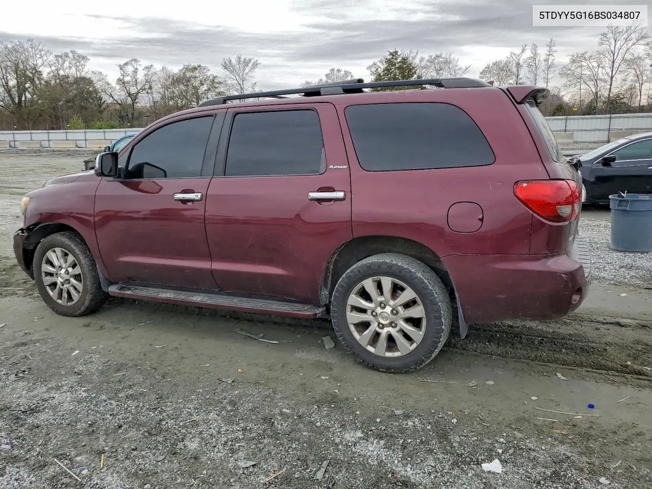 5TDYY5G16BS034807 2011 Toyota Sequoia Platinum