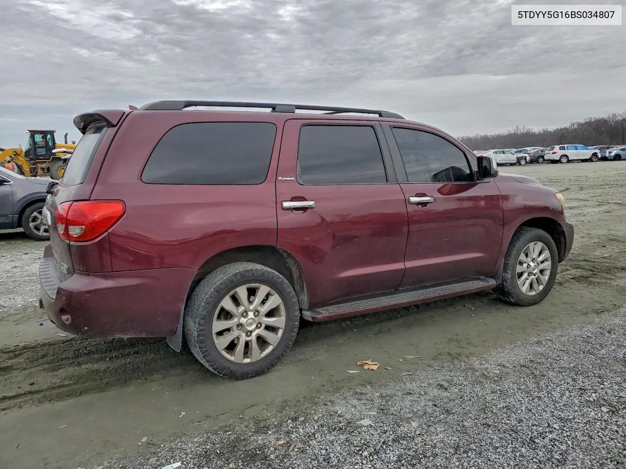 5TDYY5G16BS034807 2011 Toyota Sequoia Platinum