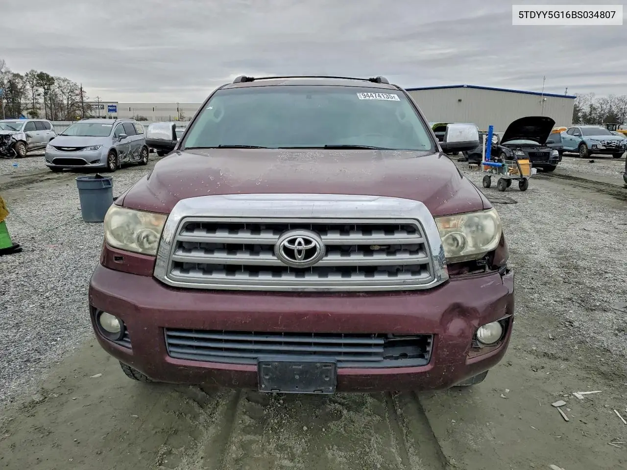 5TDYY5G16BS034807 2011 Toyota Sequoia Platinum