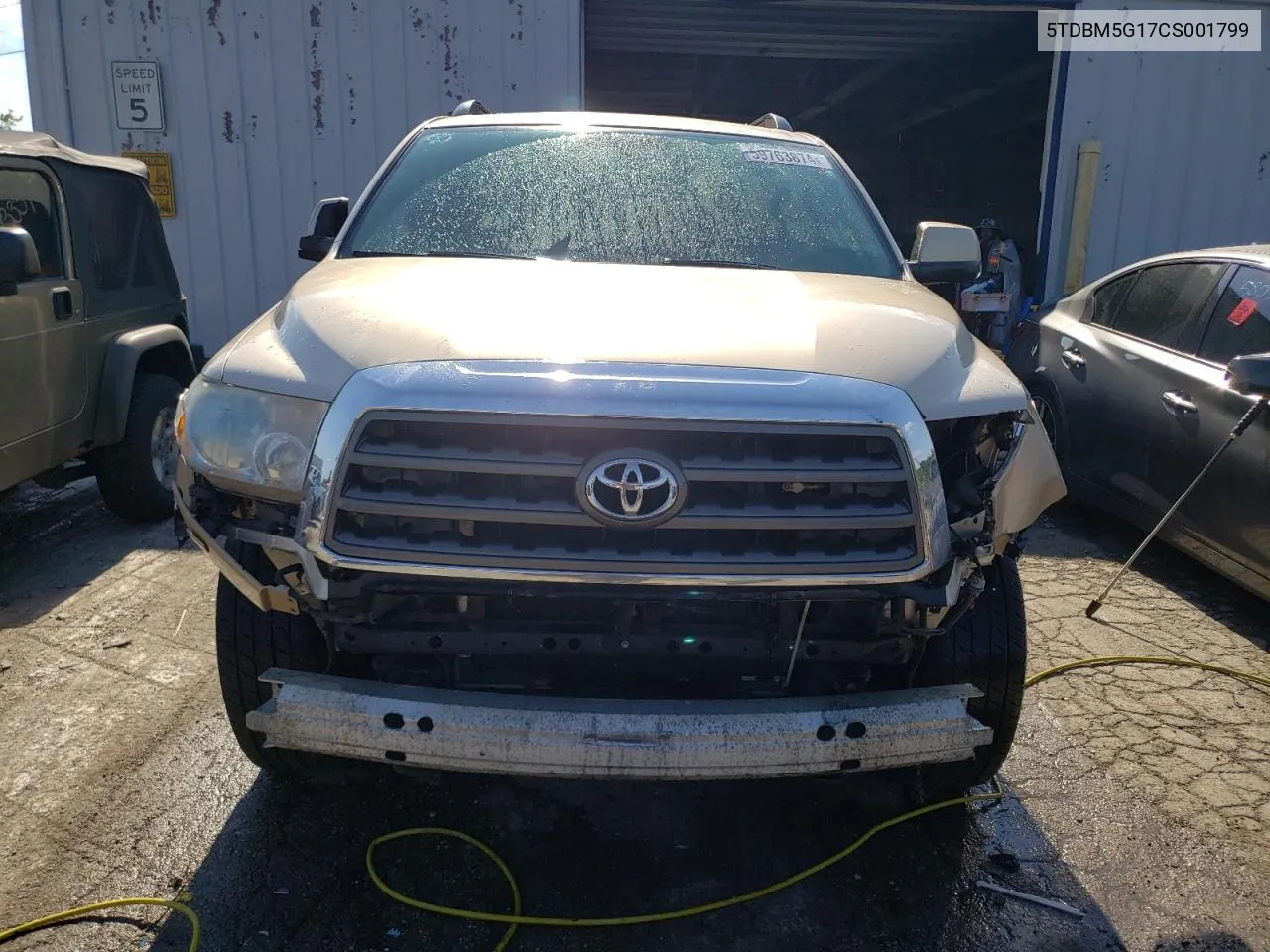 5TDBM5G17CS001799 2012 Toyota Sequoia Sr5