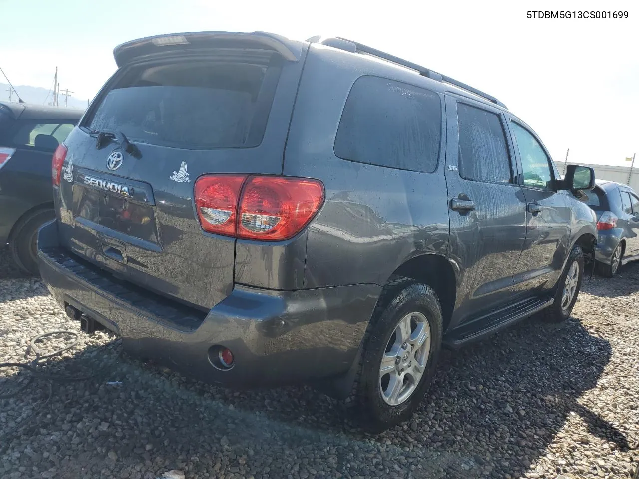 5TDBM5G13CS001699 2012 Toyota Sequoia Sr5