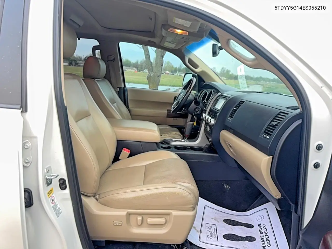 5TDYY5G14ES055210 2014 Toyota Sequoia Platinum