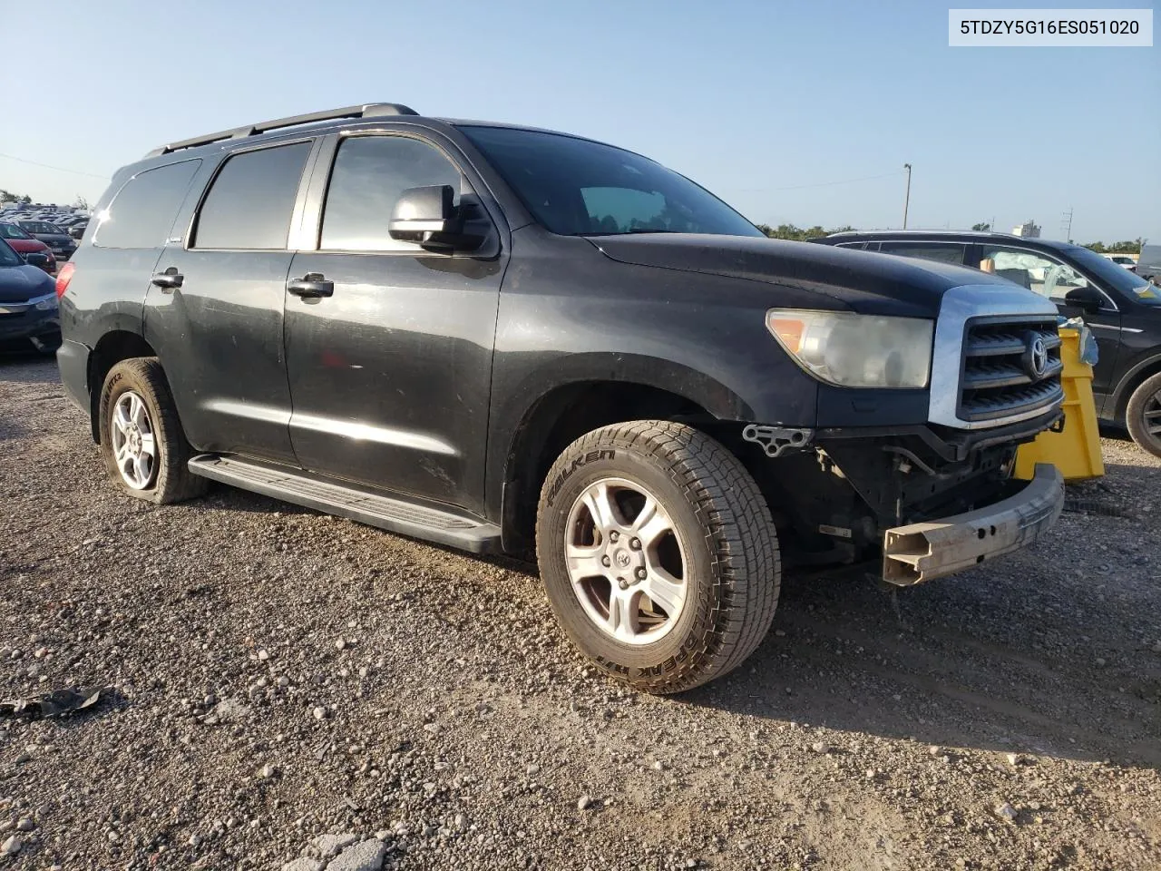 5TDZY5G16ES051020 2014 Toyota Sequoia Sr5