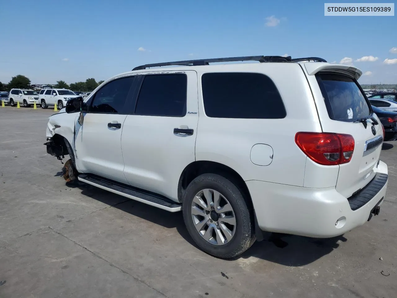 5TDDW5G15ES109389 2014 Toyota Sequoia Platinum