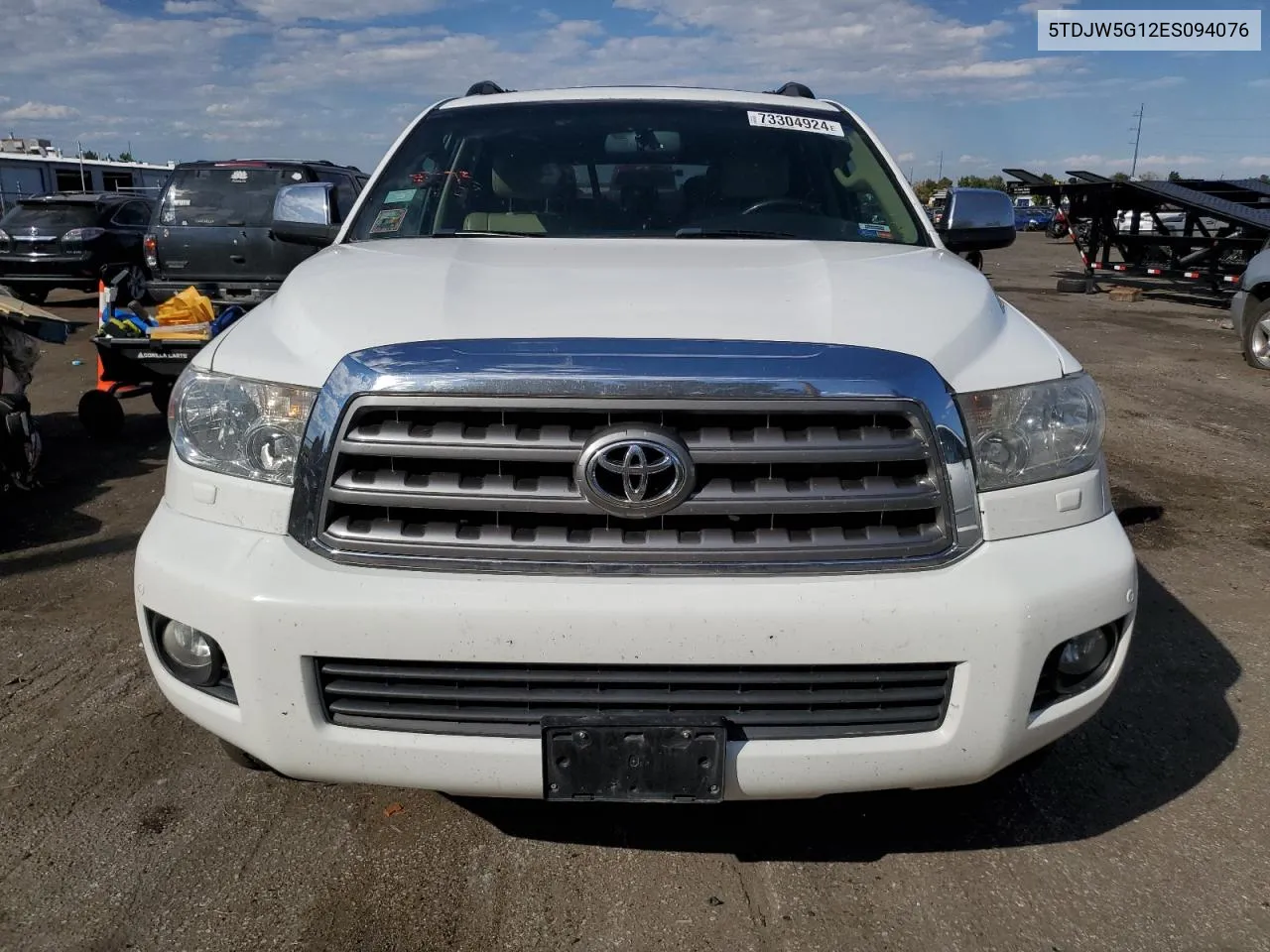 2014 Toyota Sequoia Limited VIN: 5TDJW5G12ES094076 Lot: 73304924