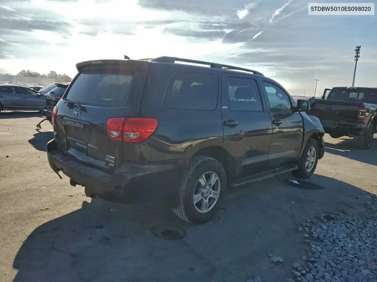 5TDBW5G10ES098020 2014 Toyota Sequoia Sr5
