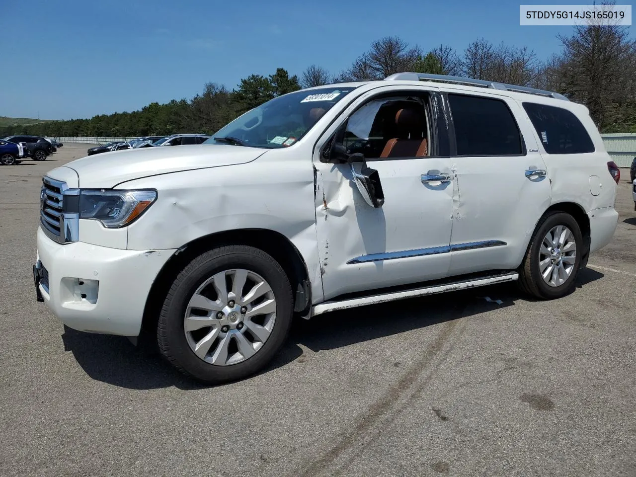 2018 Toyota Sequoia Platinum VIN: 5TDDY5G14JS165019 Lot: 58301014