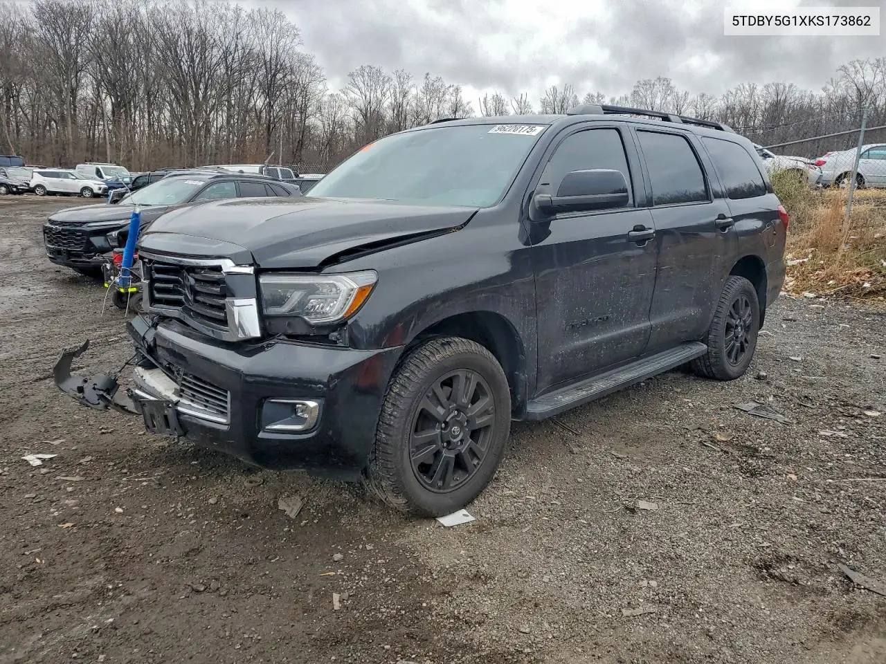 5TDBY5G1XKS173862 2019 Toyota Sequoia Sr5