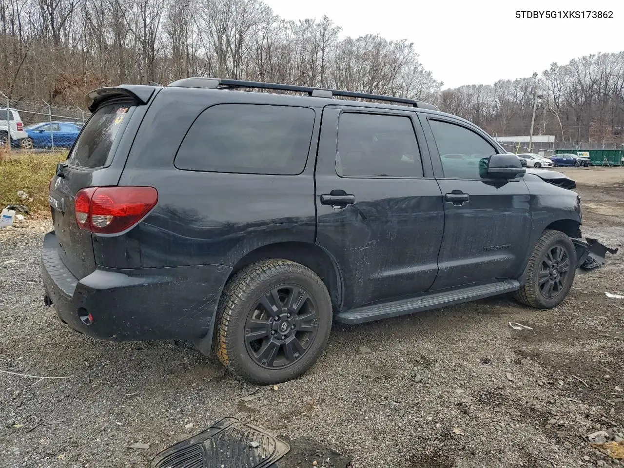 5TDBY5G1XKS173862 2019 Toyota Sequoia Sr5