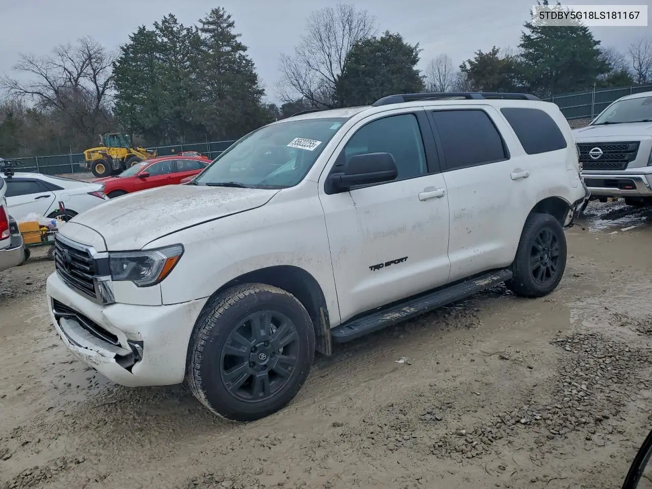 5TDBY5G18LS181167 2020 Toyota Sequoia Sr5