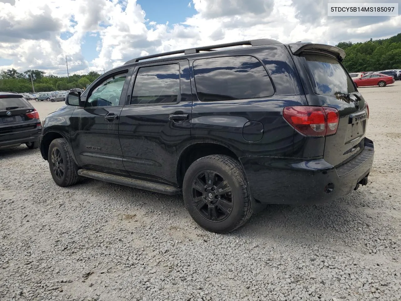 2021 Toyota Sequoia Sr5 VIN: 5TDCY5B14MS185097 Lot: 56048814