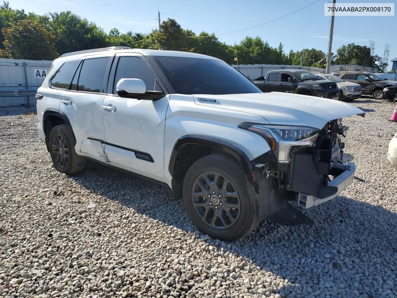 2023 Toyota Sequoia Sr5 VIN: 7SVAAABA2PX008170 Lot: 58436974