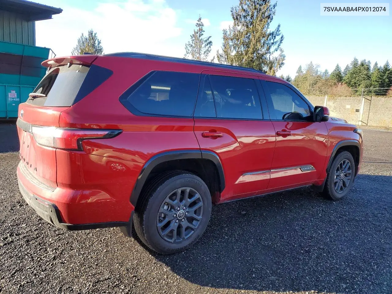 7SVAAABA4PX012074 2023 Toyota Sequoia Platinum