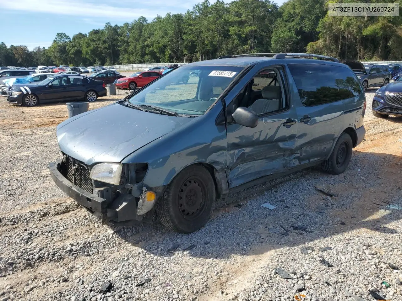 4T3ZF13C1YU260724 2000 Toyota Sienna Le