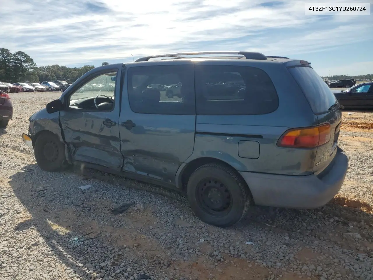 4T3ZF13C1YU260724 2000 Toyota Sienna Le