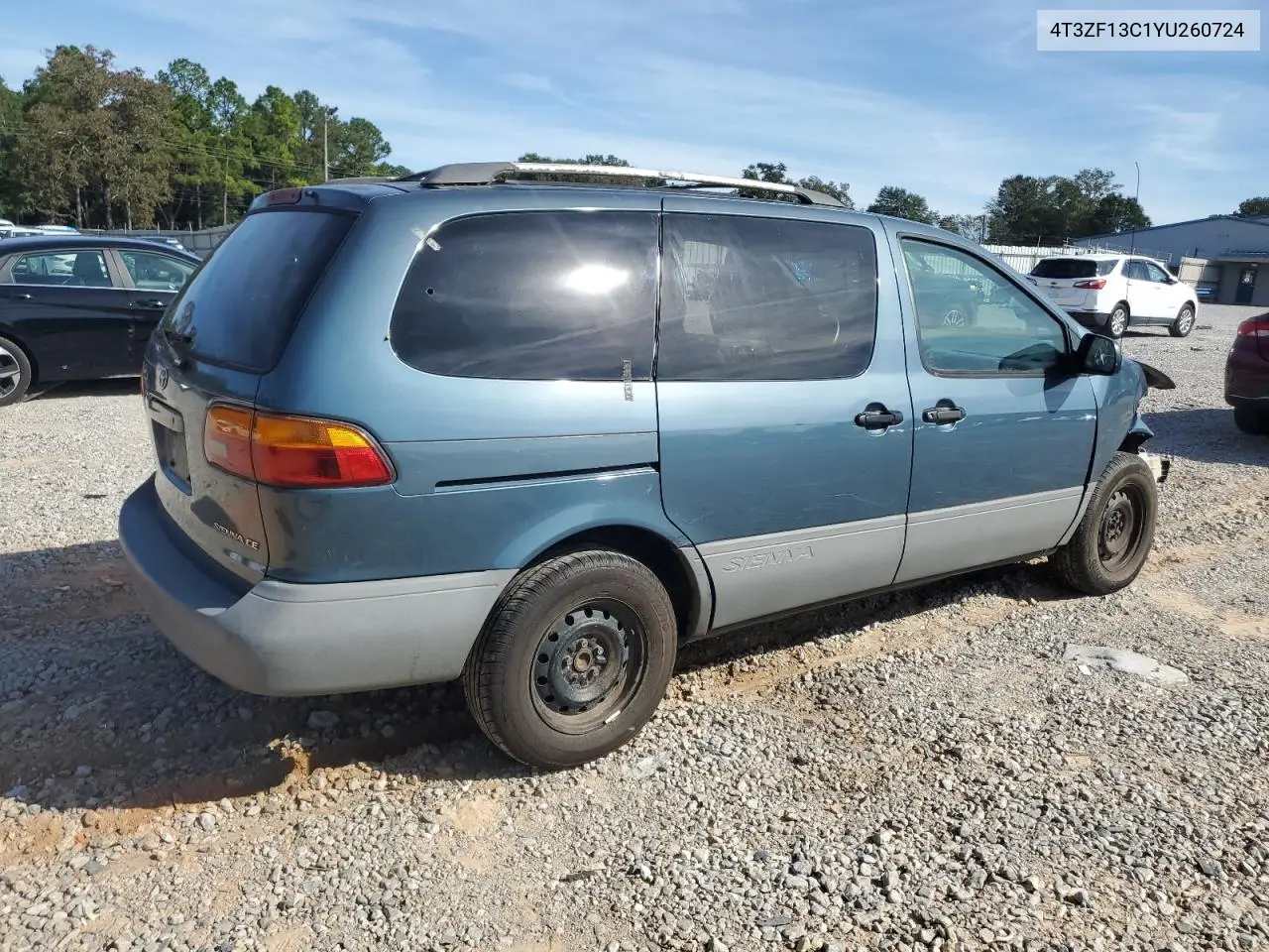 4T3ZF13C1YU260724 2000 Toyota Sienna Le