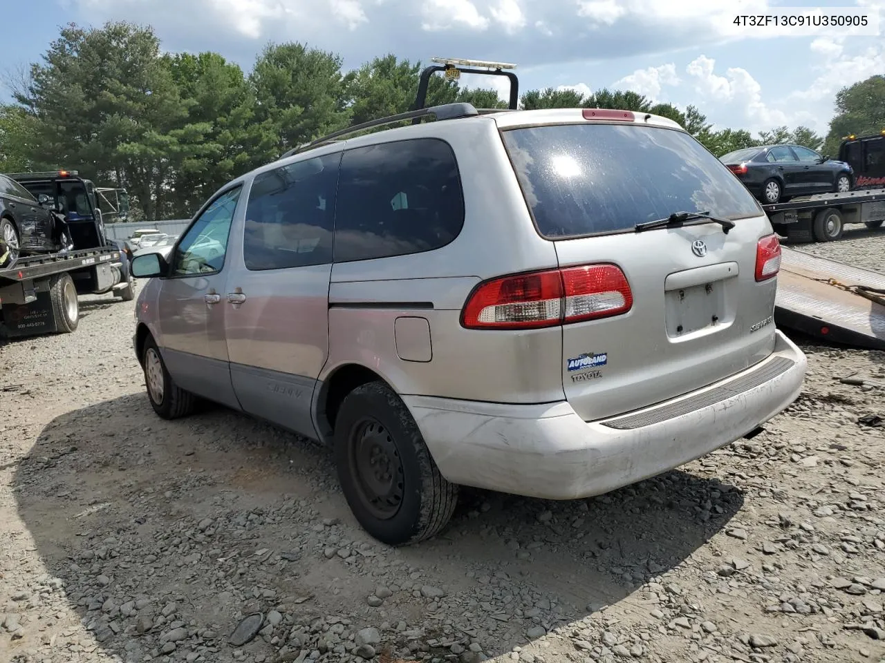 4T3ZF13C91U350905 2001 Toyota Sienna Le