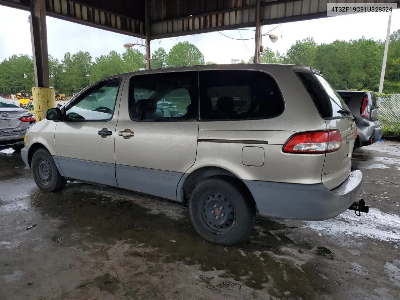 4T3ZF19C91U328524 2001 Toyota Sienna Ce