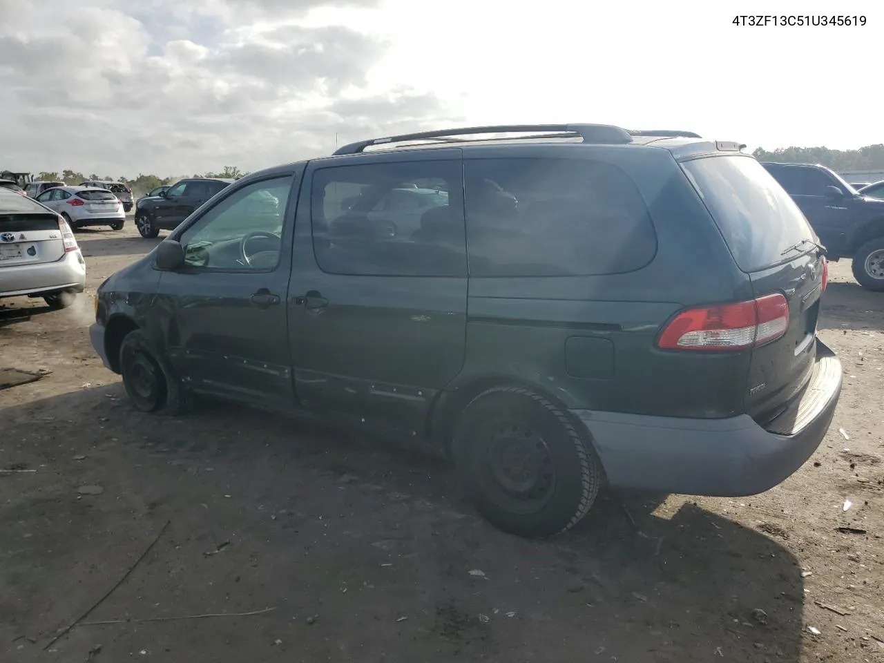 4T3ZF13C51U345619 2001 Toyota Sienna Le