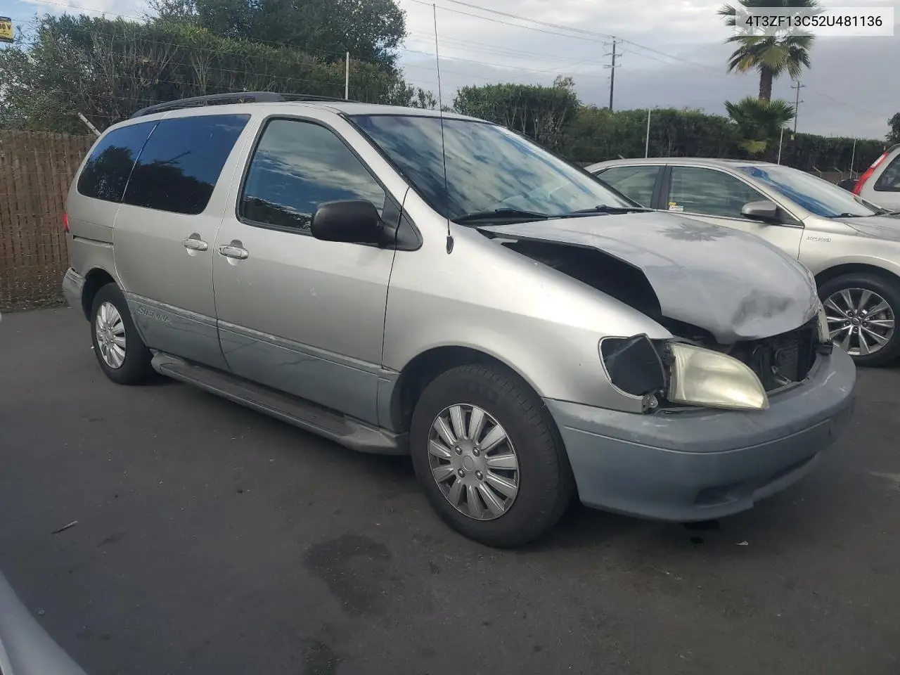 4T3ZF13C52U481136 2002 Toyota Sienna Le