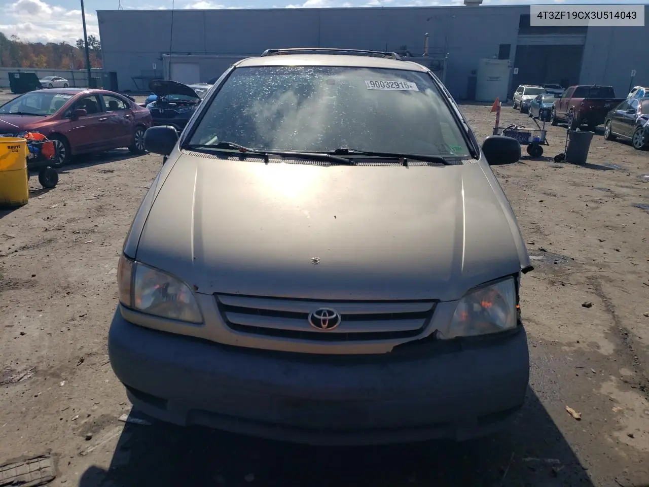4T3ZF19CX3U514043 2003 Toyota Sienna Ce