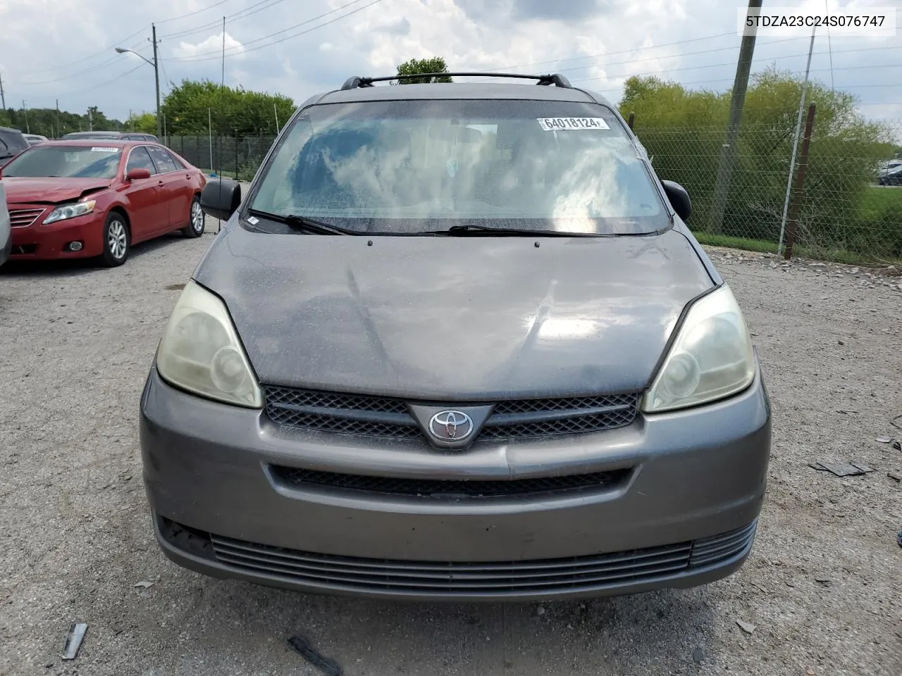 2004 Toyota Sienna Ce VIN: 5TDZA23C24S076747 Lot: 64018124